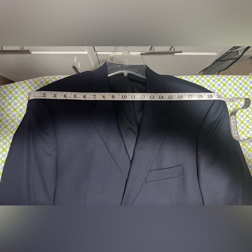 Ralph Lauren Navy Blue blazer w gold buttons 100% wool 42R worn once - Picture 8 of 16